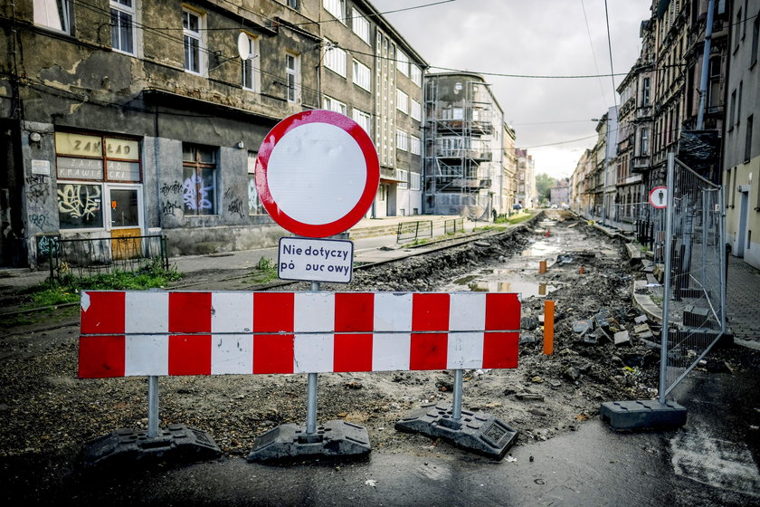 Bytom. Przeciąga się remont ulicy Katowickiej