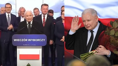 Tak na wyniki wyborów zareagował sztab PiS. Dwa zdjęcia ze sceny ujawniły różnicę