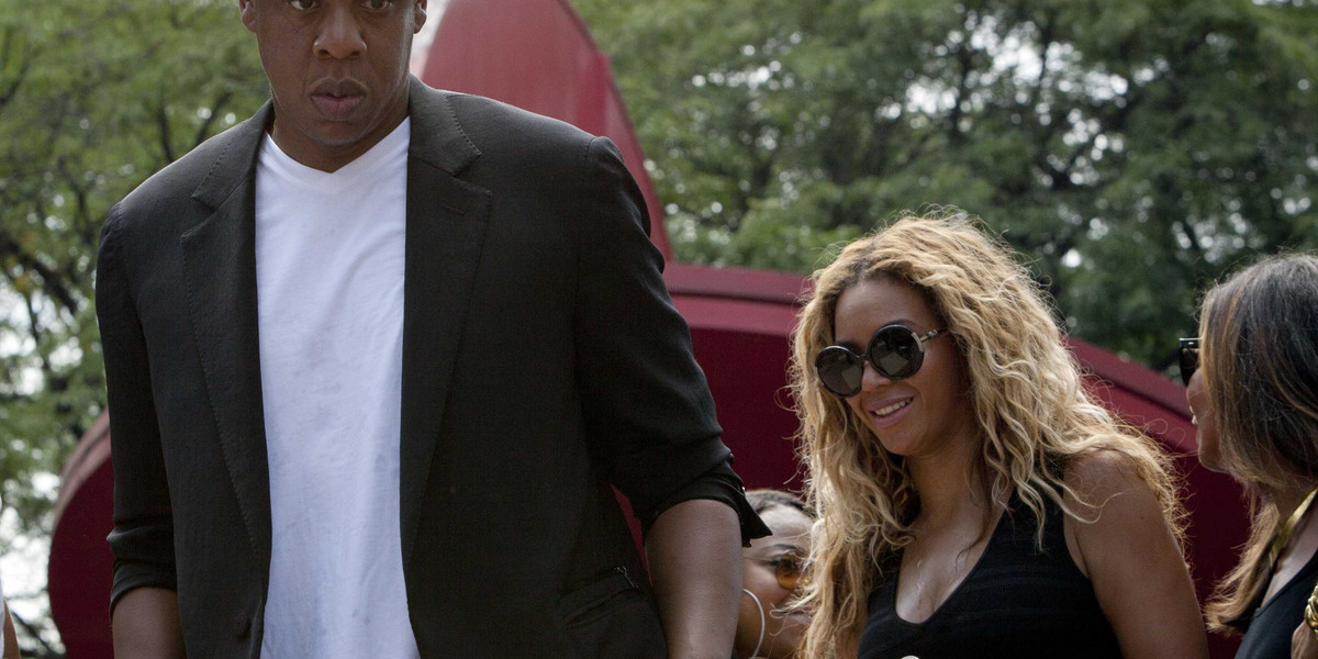 Jay Z i Beyonce na proteście