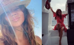 Edyta Górniak na greckich wakacjach. Wiatr odsłonił jej wdzięki [FOTO]