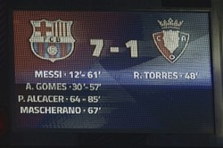 Liga hiszpańska: Osiem goli na Camp Nou. Barcelona rozbiła Osasunę. WIDEO