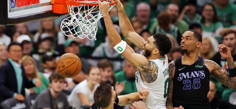 Boston Celtics lepsi Dallas Mavericks w pierwszym meczu finału NBA