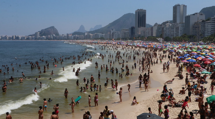 Hatalmas a hőség Rio de Janeiróban/Fotó: Northfoto