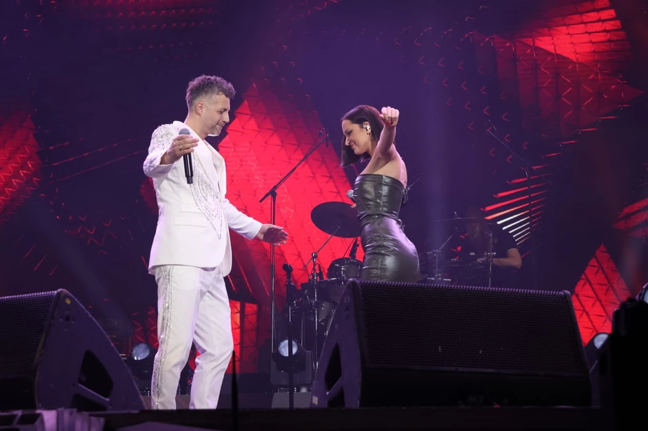 Aleksandra Prijović na koncertu Leksington benda u Beogradu