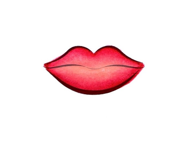 Dwukolorowy gradient brzoskwini i czerwieni