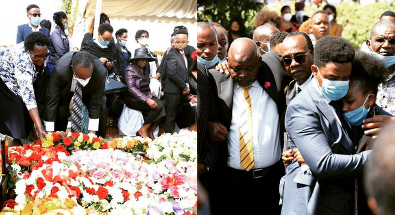 Photos from the Burial  ceremony of the late David Waiganjo Mbiyu