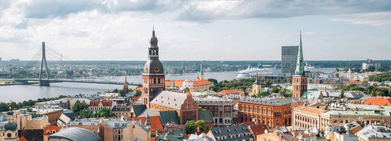 latvia skyline