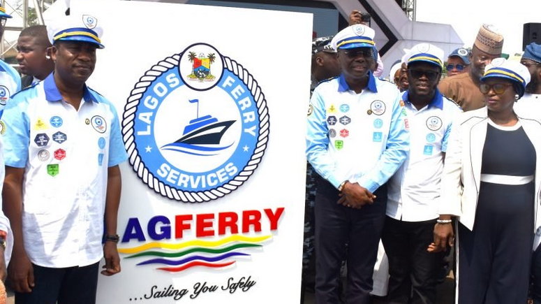 Image result for Sanwo-Olu inaugurates ferries"