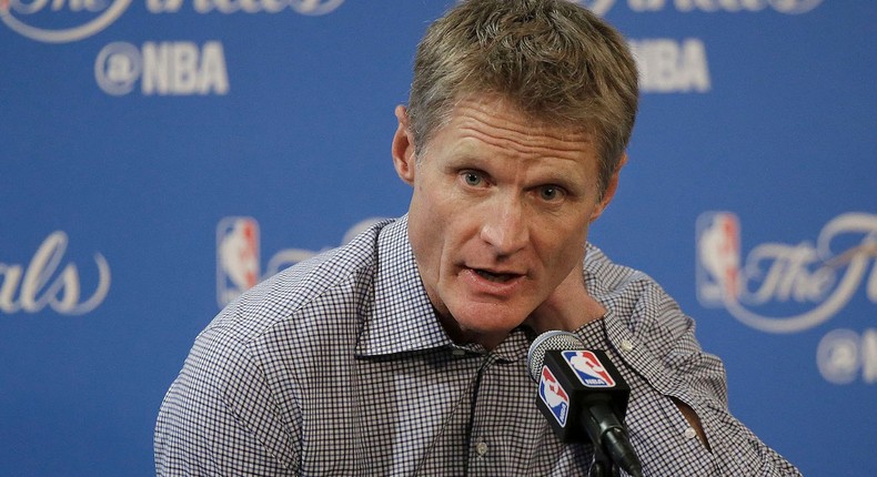 Golden State warriors head coach Steve Kerr will coach in Game 2.