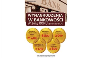 Wynagrodzenia w bankowości w 2014 roku. Sprawdź, ile zarabiają bankowcy