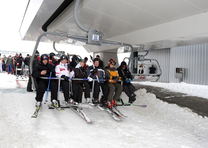 Bronisław Komorowski wypoczywa na nartach