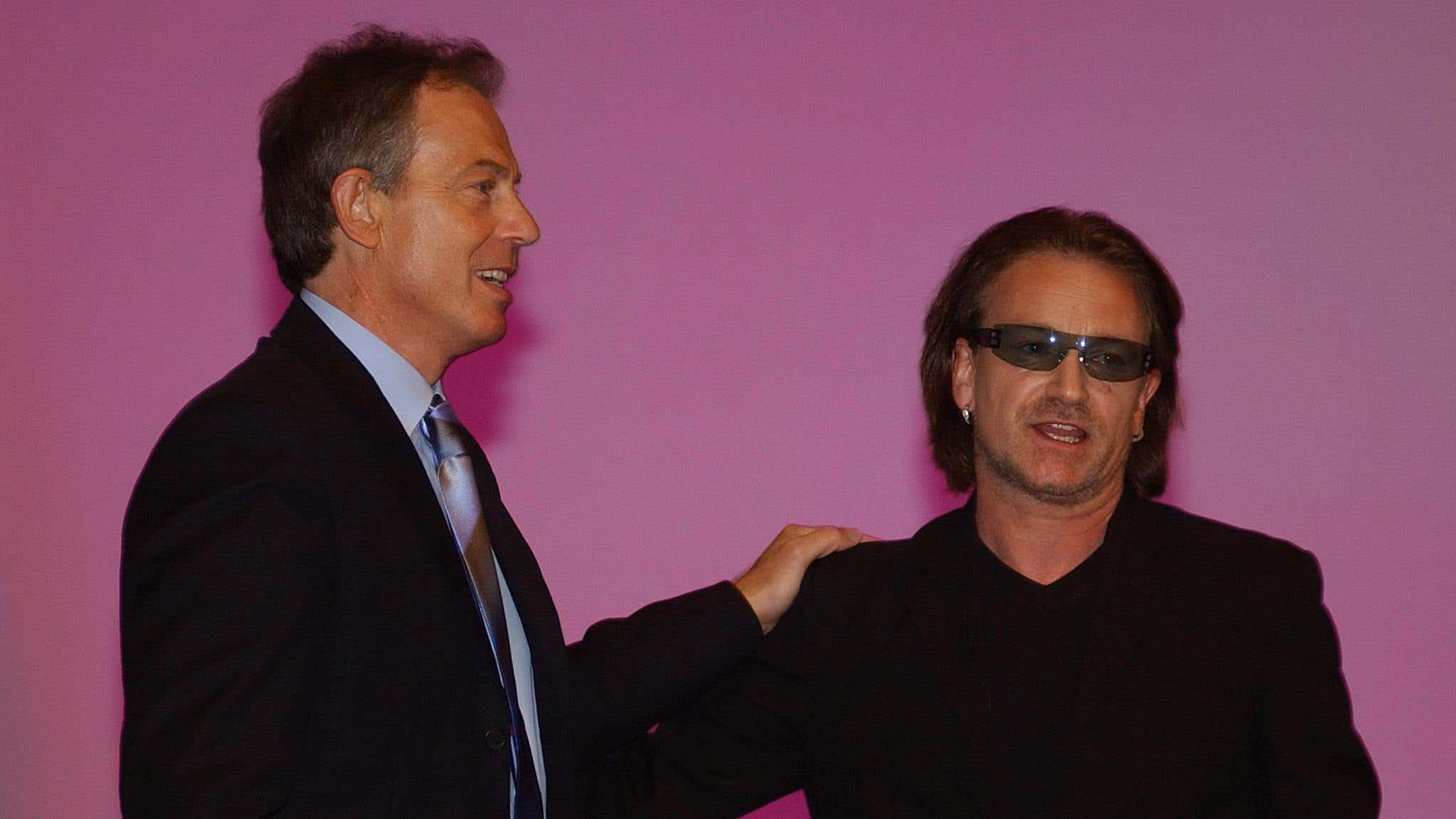 Tony Blair kept Bono guitar but rejected Mexico gift