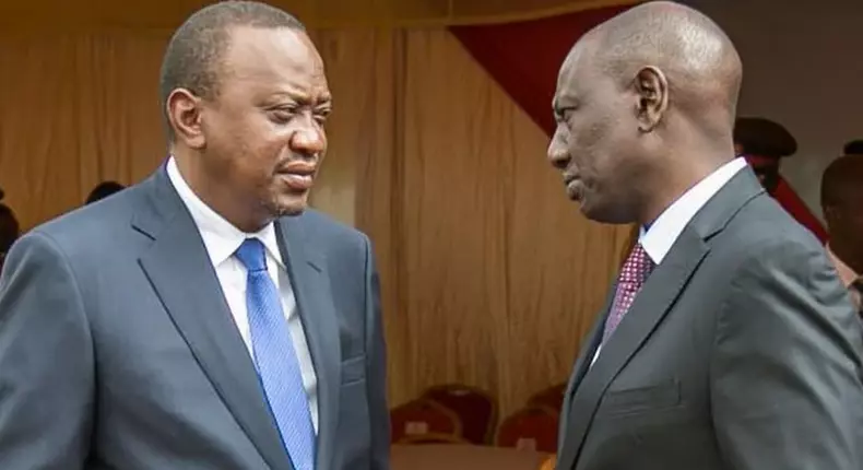 File image of President Uhuru Kenyatta with DP William Ruto