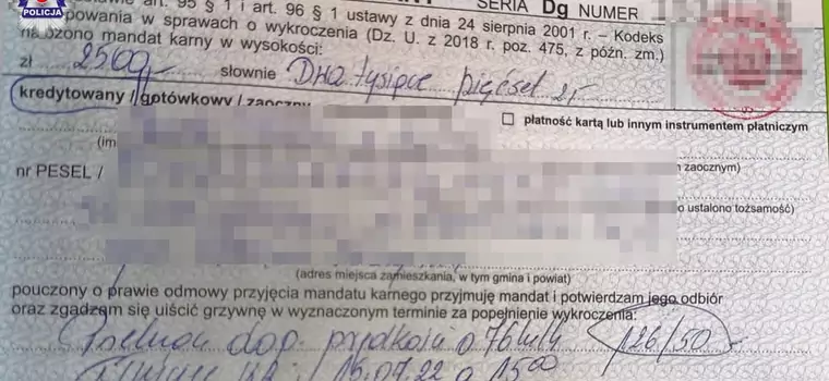 Oby ten "wodzirej" lepiej prowadził imprezy, niż zna przepisy. Policja nie miała skrupułów