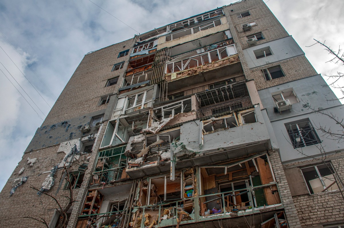 Charków po bombardowaniu