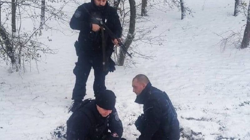 Zatrzymanie Maksymiliana F. na wrocławskim osiedlu Sępolno Źródło: Policja