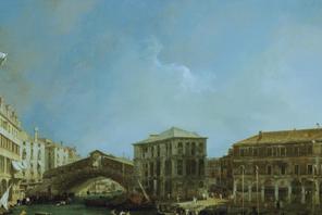 Canaletto „Most Rialto od północy 