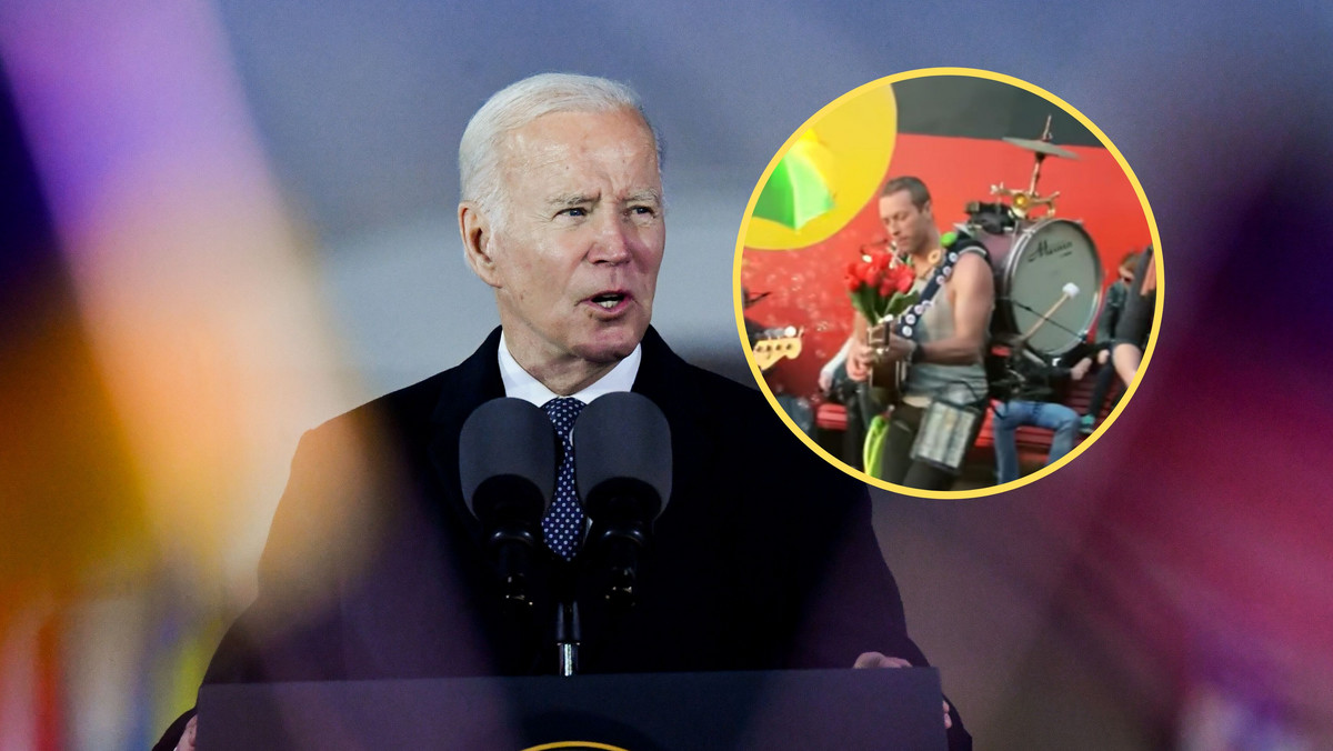 Joe Biden wykorzystał piosenkę Coldplay w Warszawie. Nie po raz pierwszy