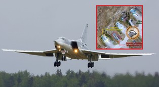 Ukraina zniszczyła Rosjanom bombowiec Tu-22M3 za ponad 100 mln dolarów. Są zdjęcia satelitarne