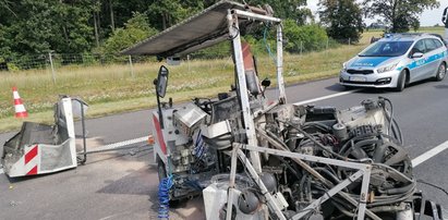 Dramat na autostradzie A2. Nie żyje pracownik służby drogowej. Wstrząsające okoliczności śmierci