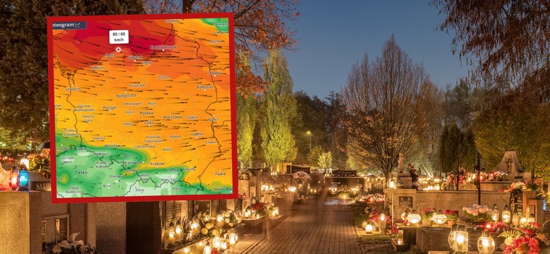 Pilne ostrzeżenie IMGW. Wichura sparaliżuje Polskę na Wszystkich Świętych