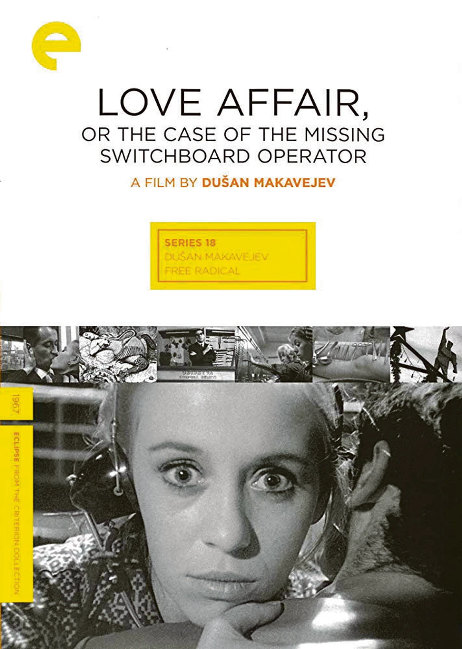 Plakat za film "Ljubavni slučaj ili tragedija službenice PTT" sa Evom Ras i Slobodanom Aligrudićem u glavnim ulogama