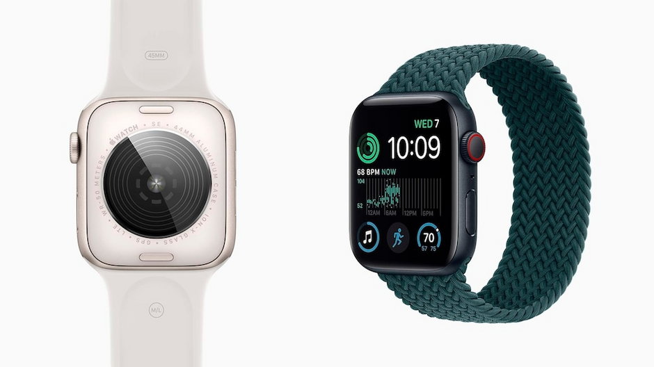 Tył Apple Watch SE wygląda inaczej niż dotychczas