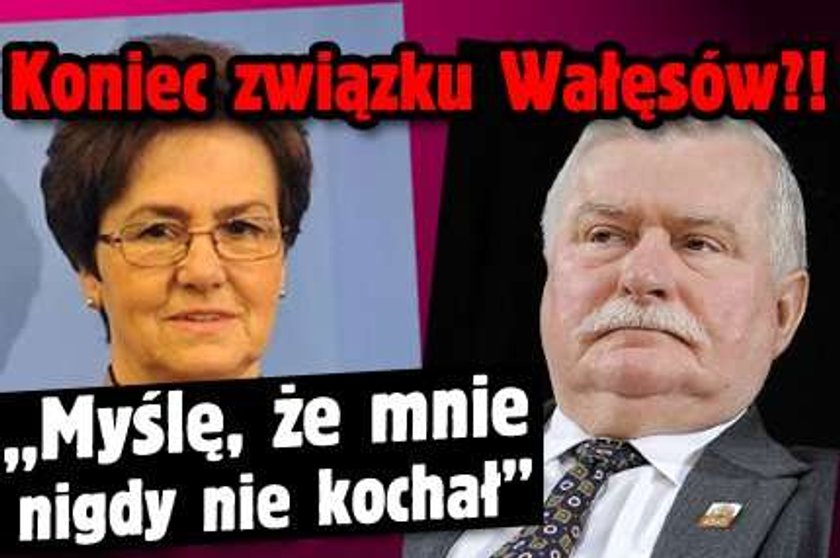 Wałęsowa o mężu: Myślę, że mnie nigdy nie kochał