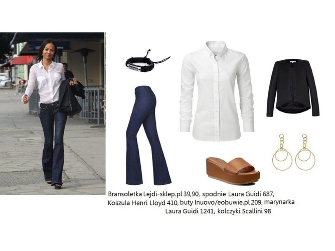 STYLIZACJE z białą koszulą