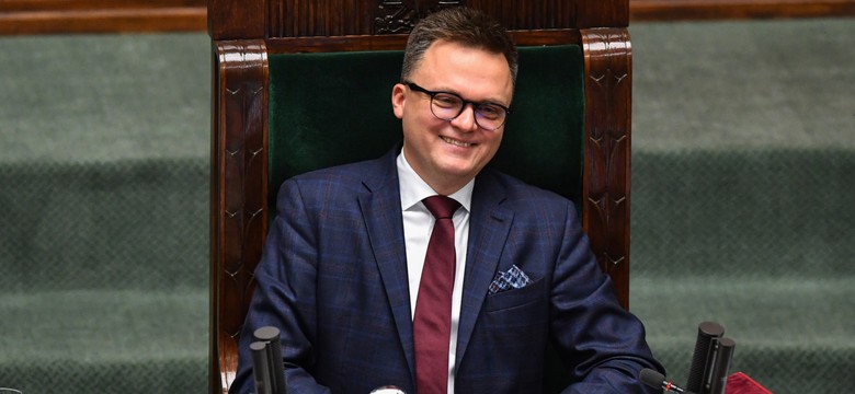 Obrady Sejmu. Hołownia wyłączył Suskiemu mikrofon. "W jakim trybie chce pan wystąpić, Marku Suski?"