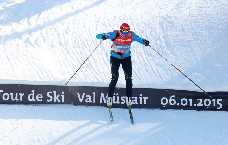 Justyna Kowalczyk podczas treningu w Val Mustair