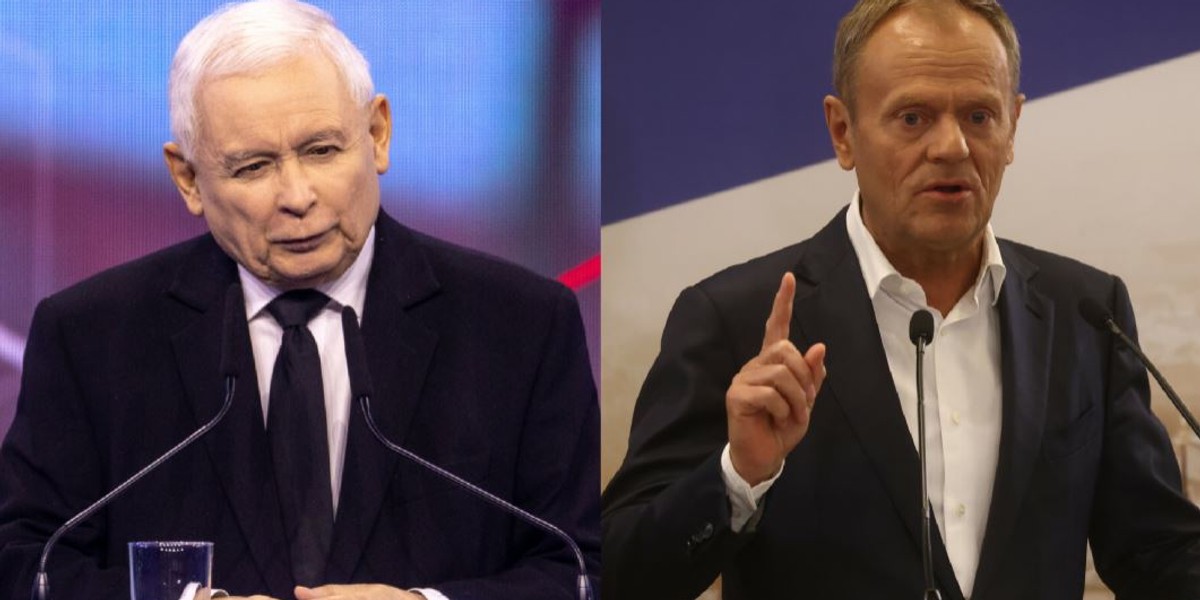 Jarosław Kaczyński i Donald Tusk