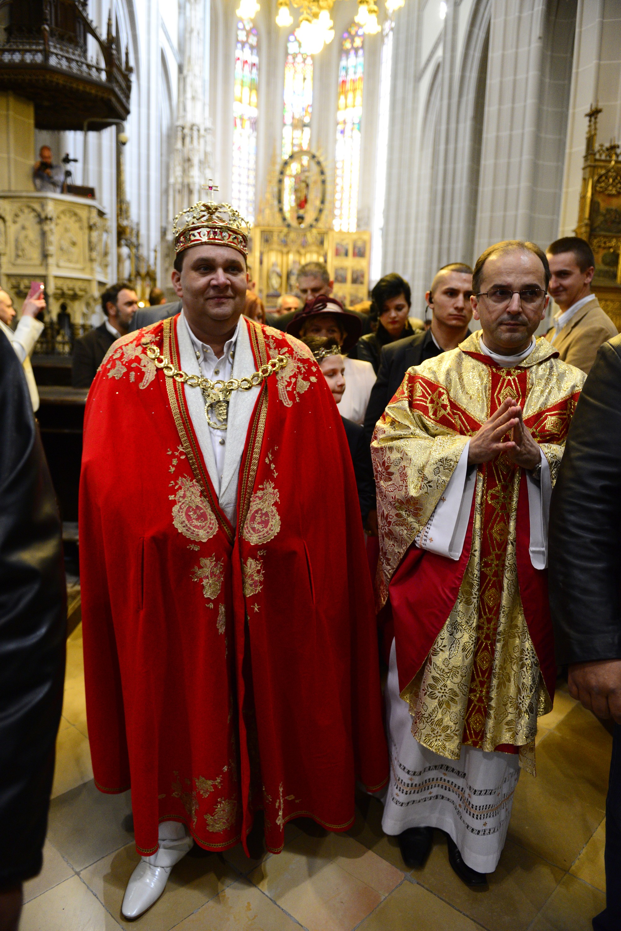 Rómsky kráľ Róbert I., košický vajda Róbert Botoš.