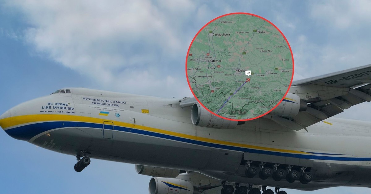 Tajemniczy lot nad Polską. Ukraiński olbrzym wylądował w Lublinie