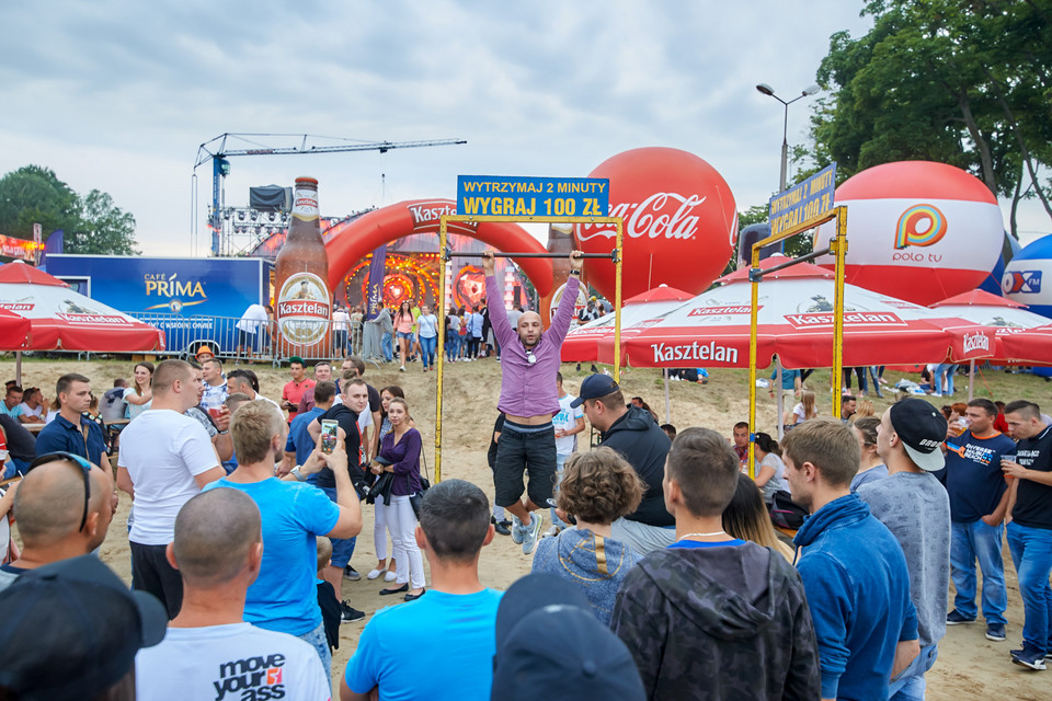 Atrakcje dla publiczności podczas festiwalu.