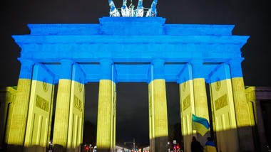 "rosja to państwo terrorystyczne". mocne hasła w centrum berlina