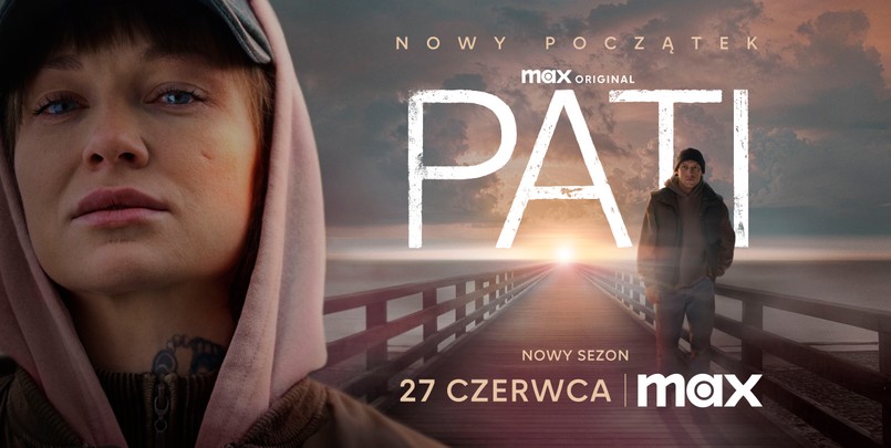 Plakat drugiego sezonu serialu "Pati"