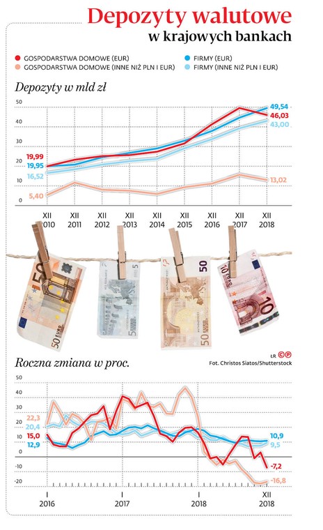 Depozyty walutowe w krajowych bankach