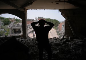 Izraelski napad na Kfar Ruman na jugu Libana 17. aprila