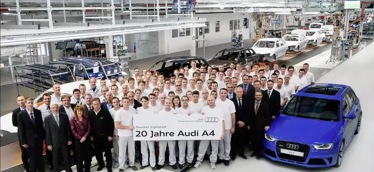 20 lat Audi A4 produkcji w Ingolstadt