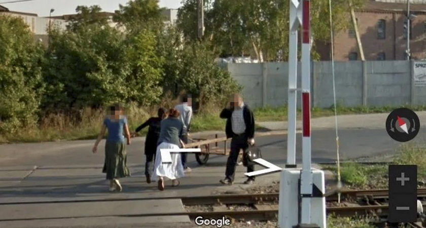 Google Street View. Nietypowe ujęcie z Krosna