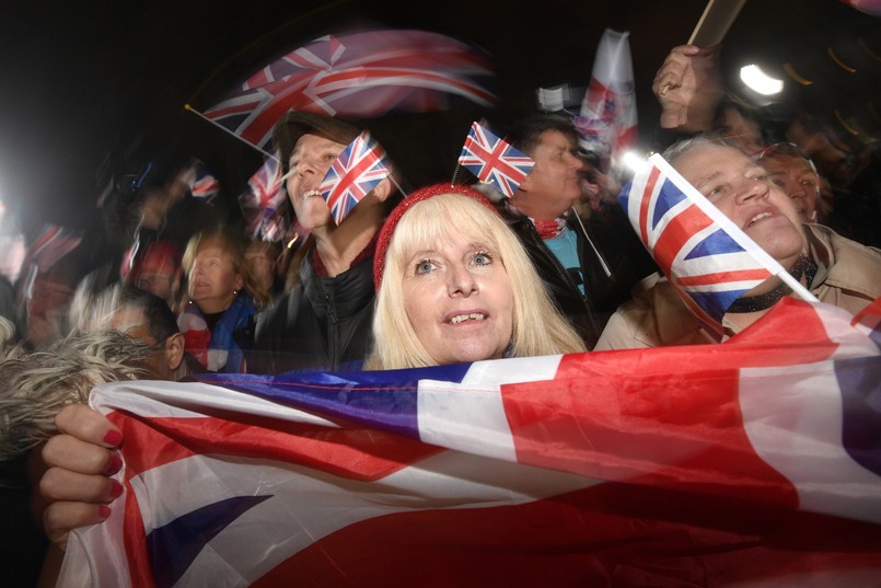 Brexit, zwolennicy świętują