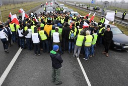 A2 blokada autostrady