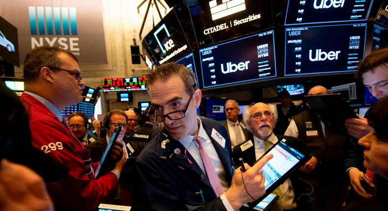 nyse traders uber ipo