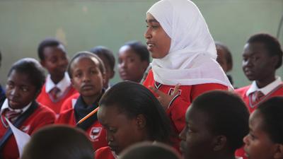 Ngara High School students in class