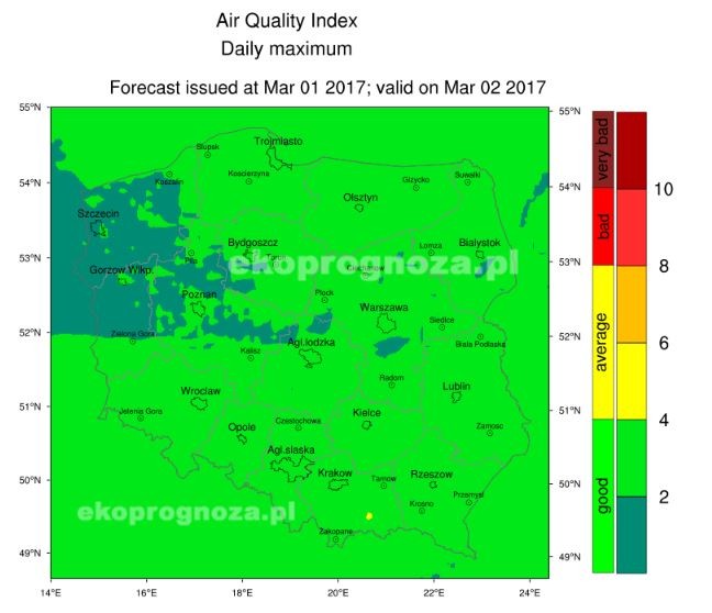 Ekoprognoza na 2 marca