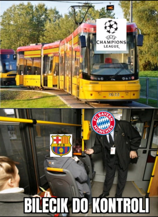 Memy po meczu Bayern Monachium — FC Barcelona