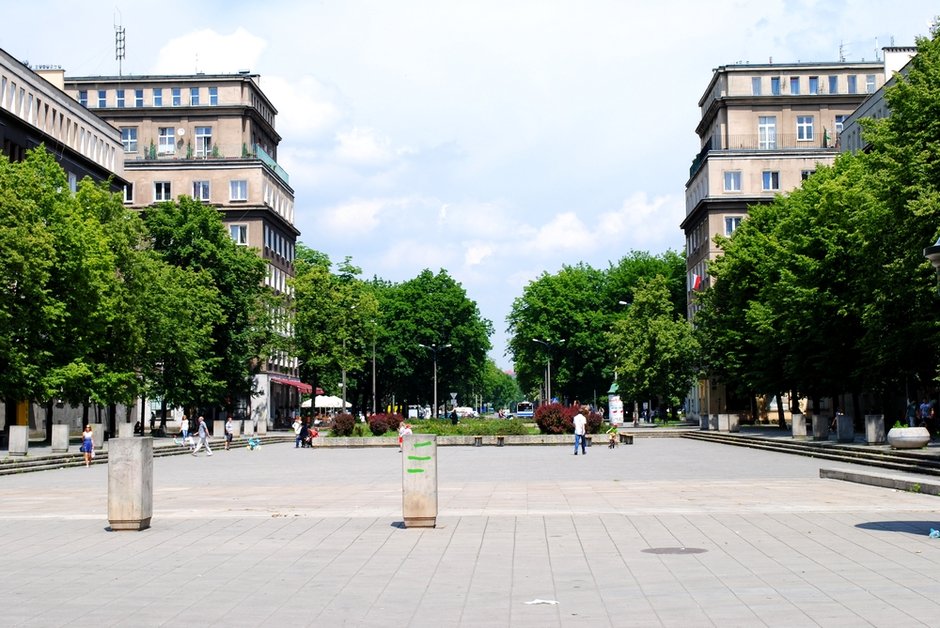 Aleja Róż w nowej hucie