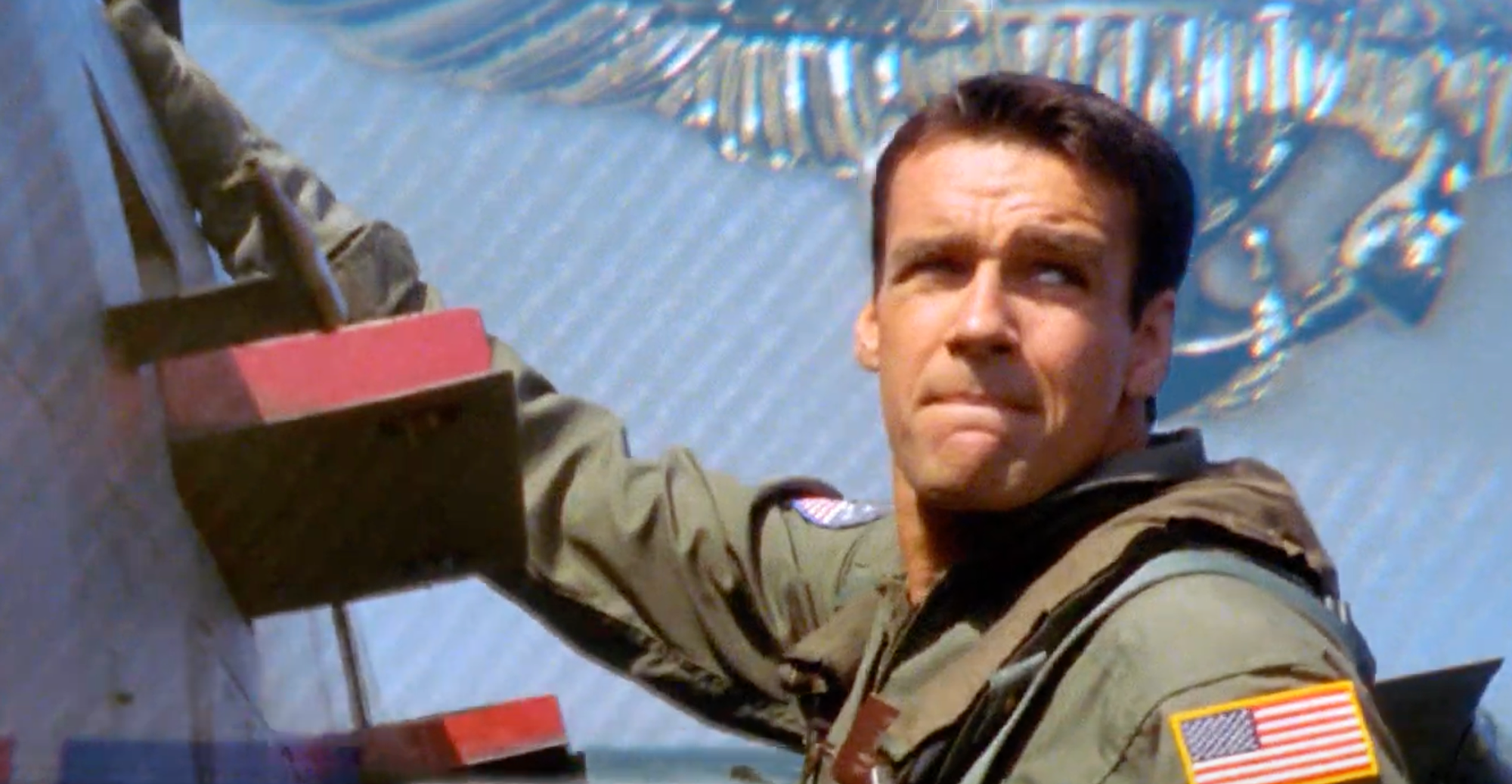 Herec David James Elliott v seriáli JAG. 