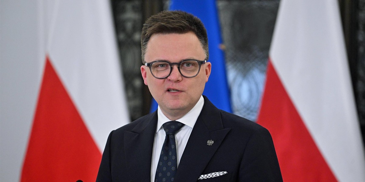 Marszałek Sejmu Szymon Hołownia